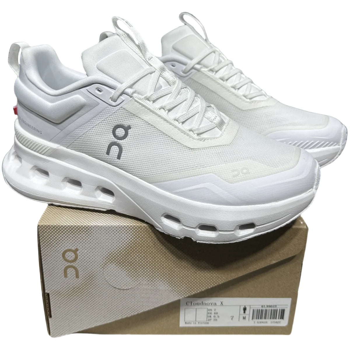On Cloudnova X Women's Soft/White