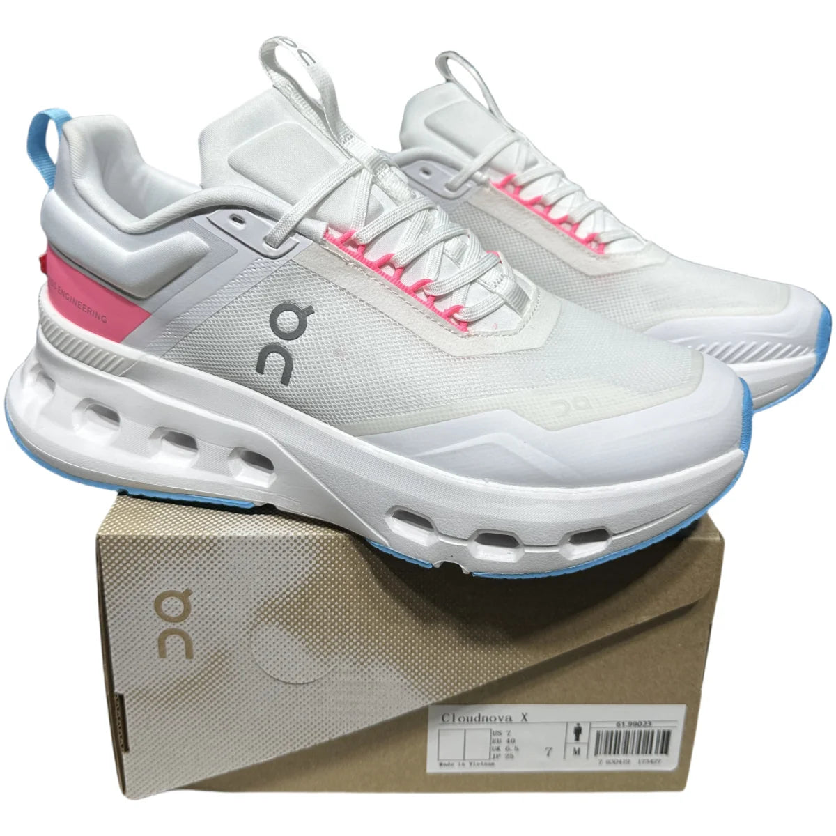 On Cloudnova X Women's Pink/White