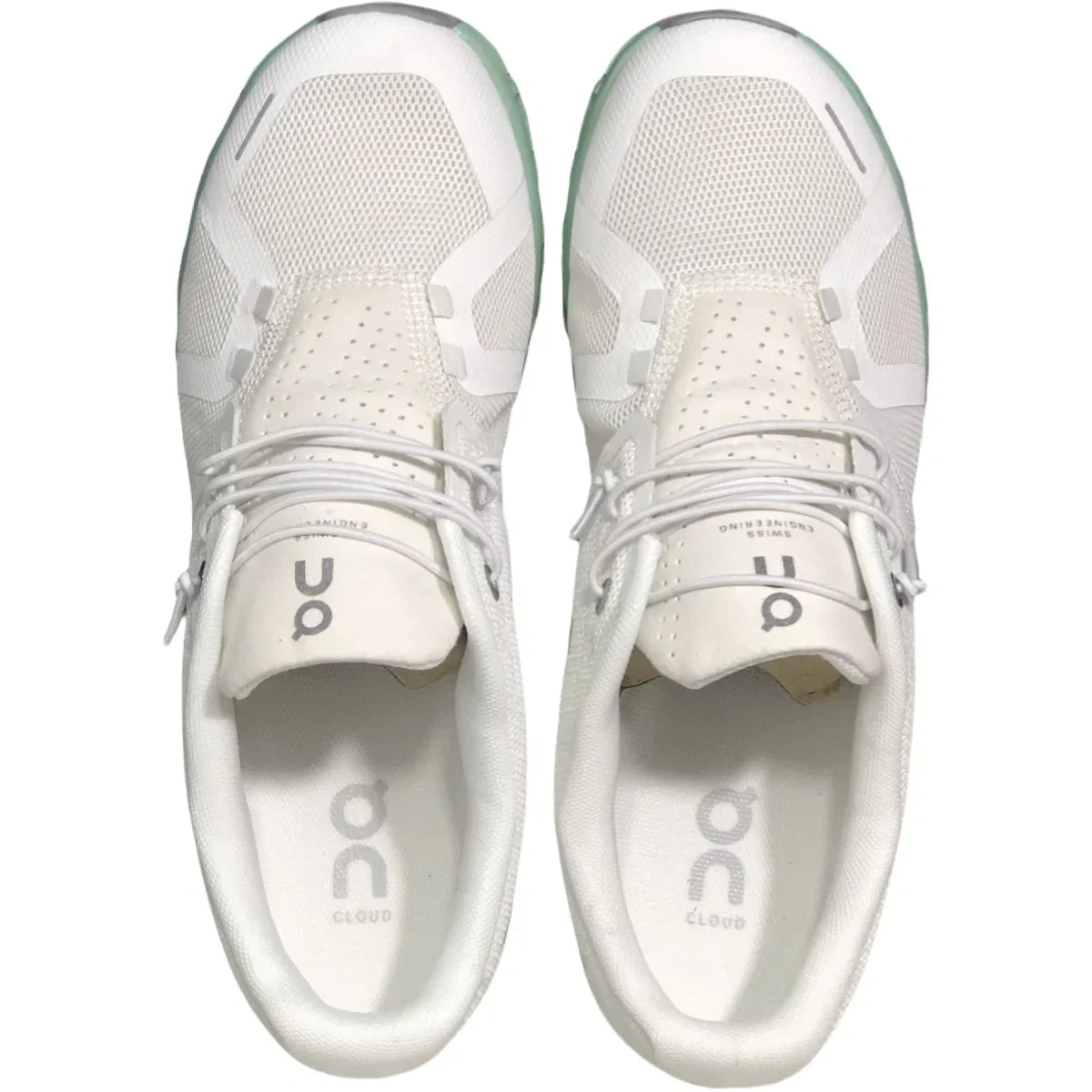 On Cloud 5 Herren Undyed White Stream Green 