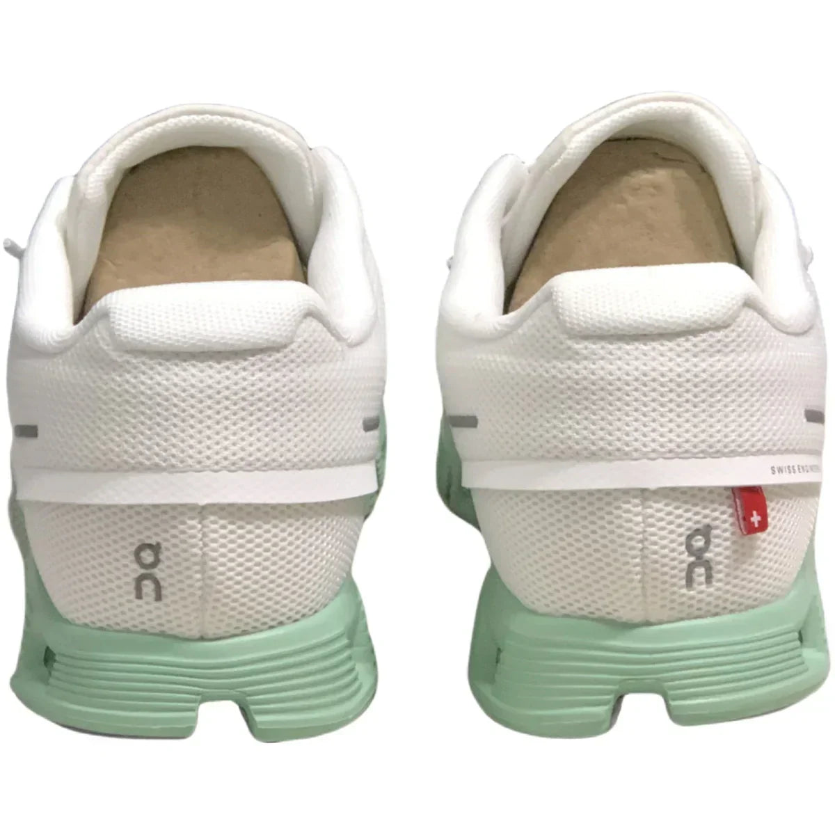 On Cloud 5 Herren Undyed White Stream Green 