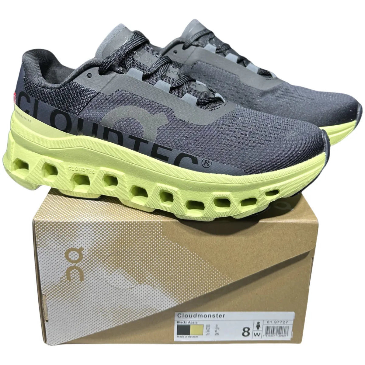On Cloudmonster Men's Black/Acacia