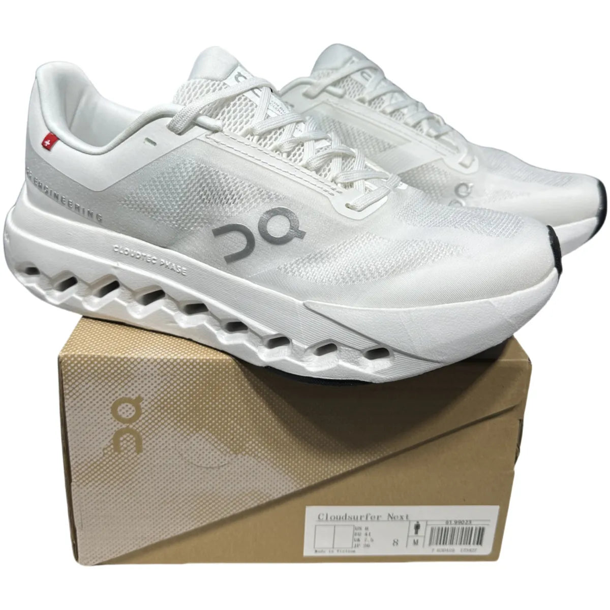 On Cloudsurfer Next Men's All White