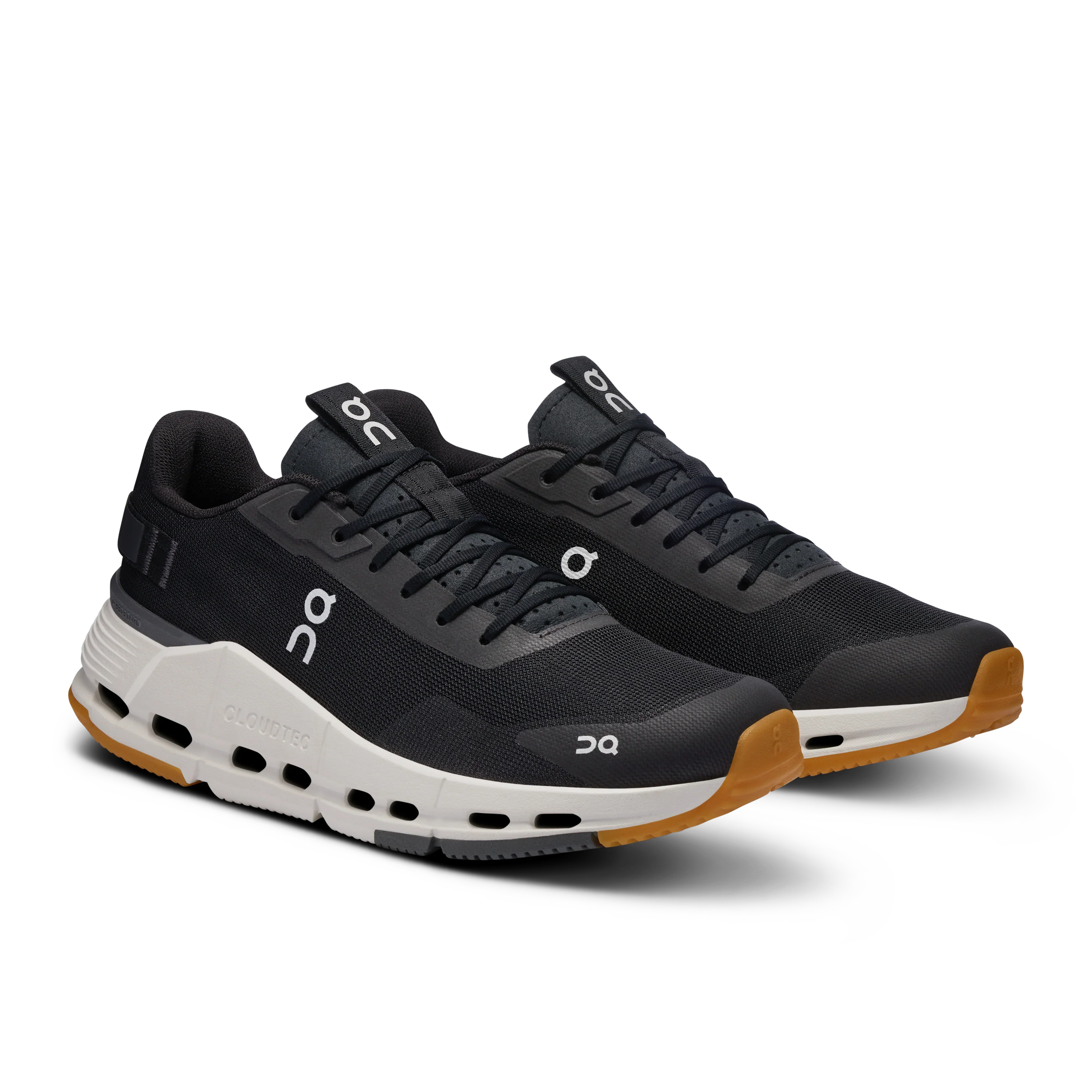 On Cloudnova Form 2 Damen Schwarz/Elfenbein
