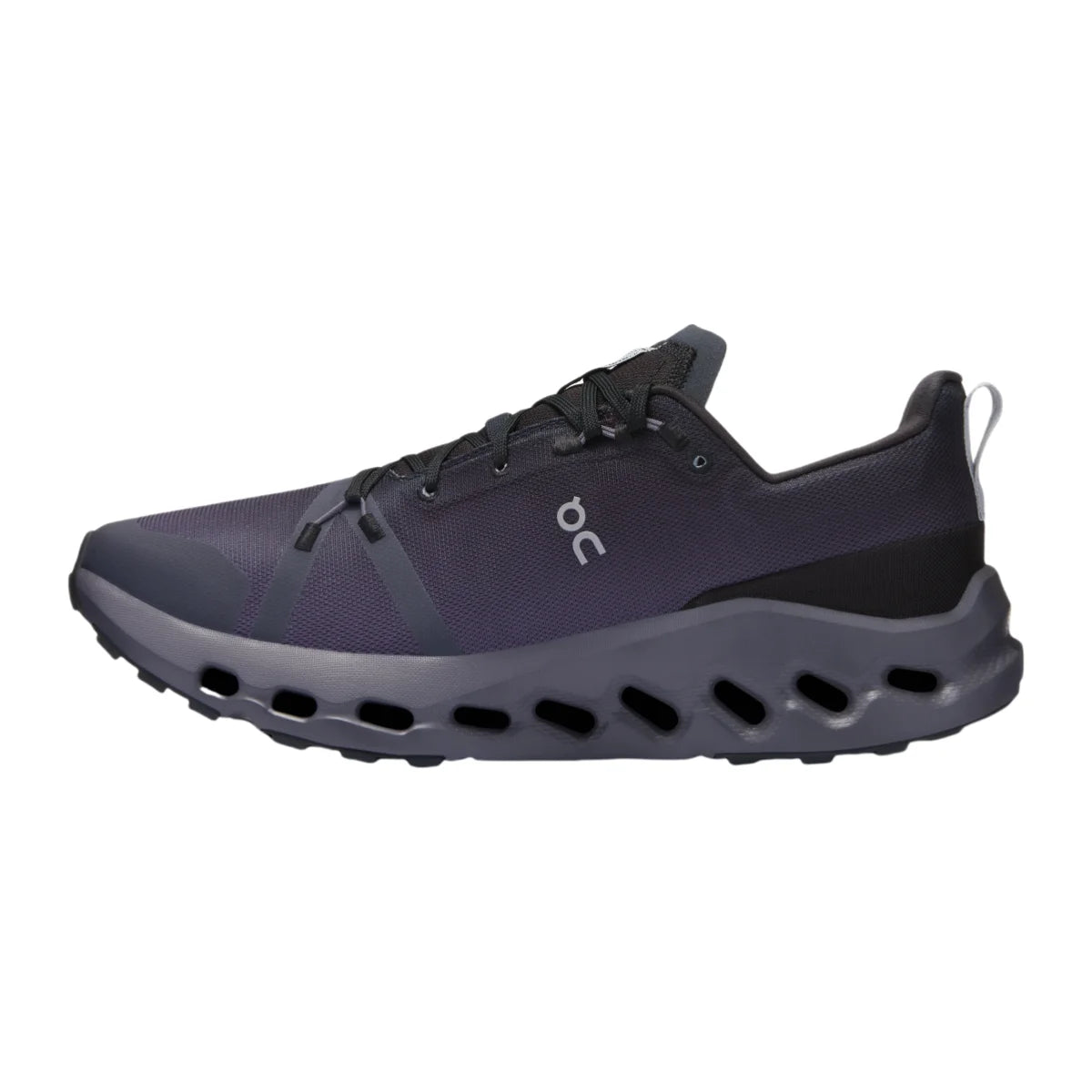 On Cloudsurfer Trail  Men's  Black/Eclipse